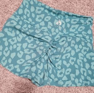 Ryderwear Animal Print Scrunch Shorts